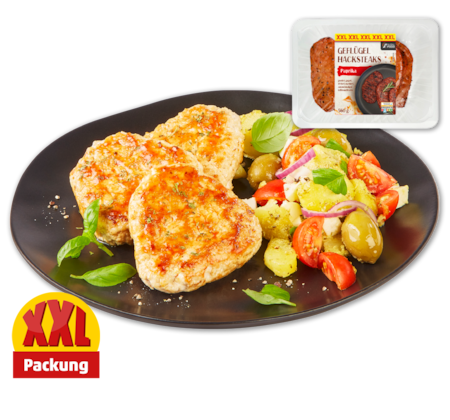 Frische Geflügel-Hacksteaks*