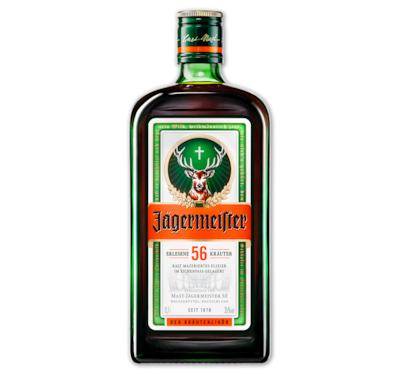JÄGER­MEISTER Kräuterlikör