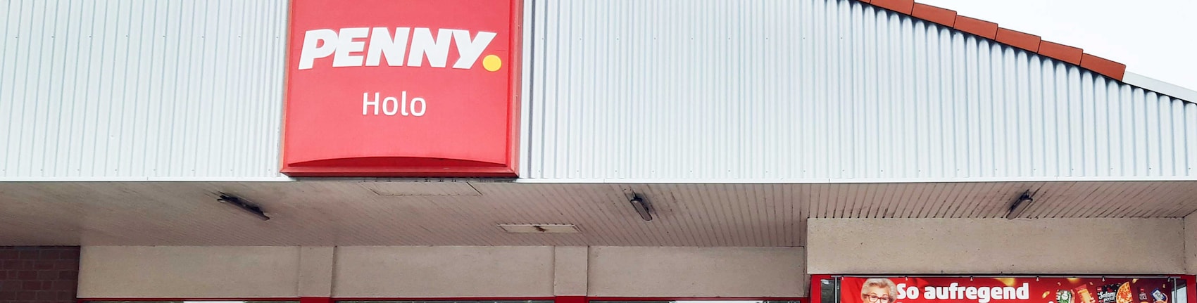 sie sehen den Eingang vom Penny Markt in Hohenlockstedt Breite Str. 4