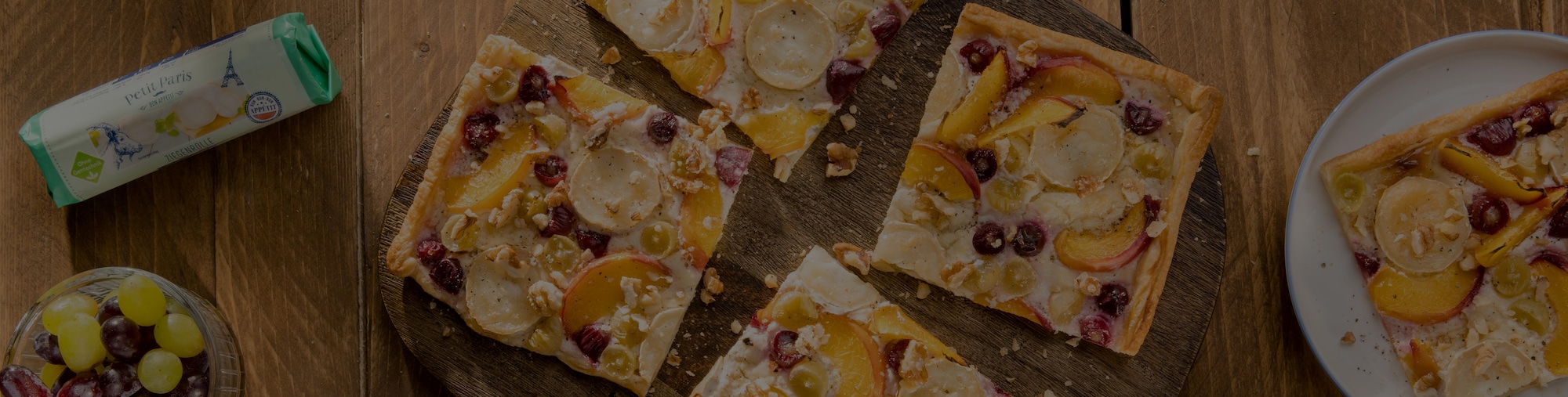 Dieses Bild zeigt unsere süße Pizza.