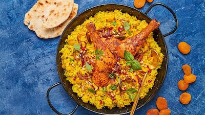 Orientalischer Pilaw mit Hähnchen