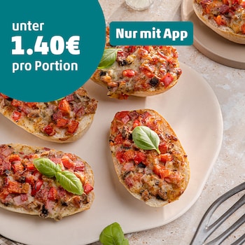 Pizzabrötchen aus der Heißluftfritteuse