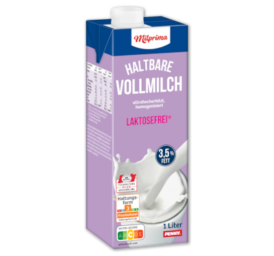 MILPRIMA Haltbare Vollmilch
