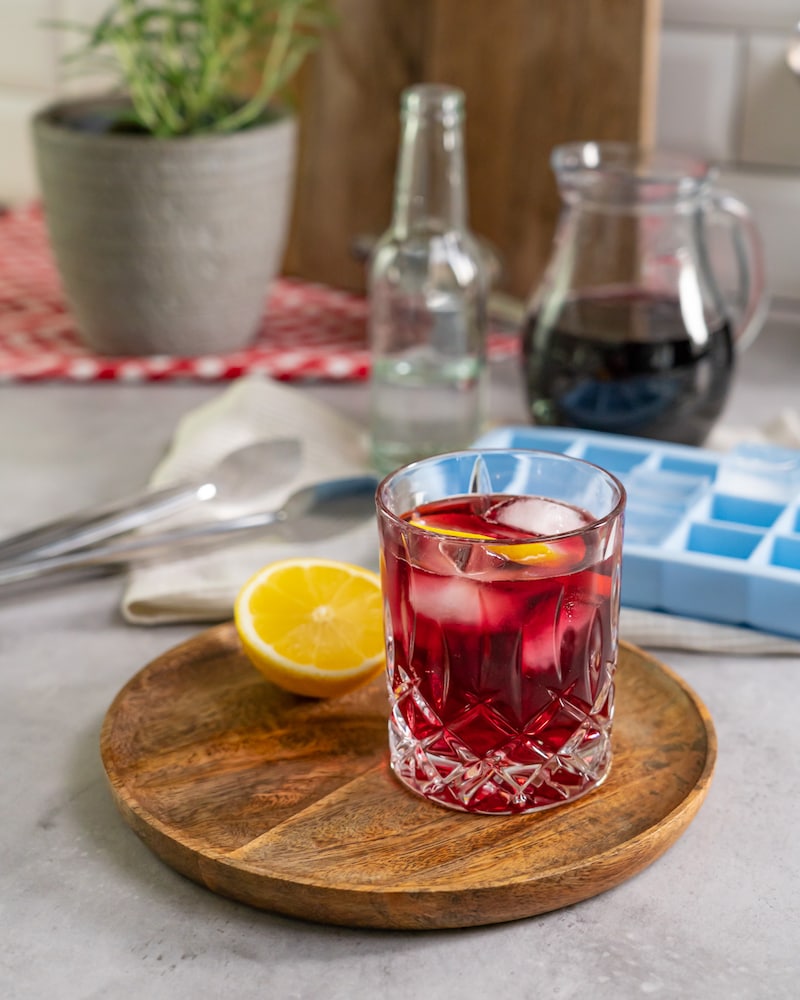 Dieses Bild zeigt den fertigen Tinto de Verano.