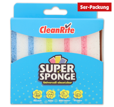 Schwämme und Tücher gegen Schmutz und Staub 2.99