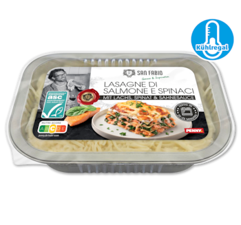 SAN FABIO Lachs-Spinat-Lasagne*