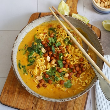 Kichererbsensuppe mit Kokosmilch