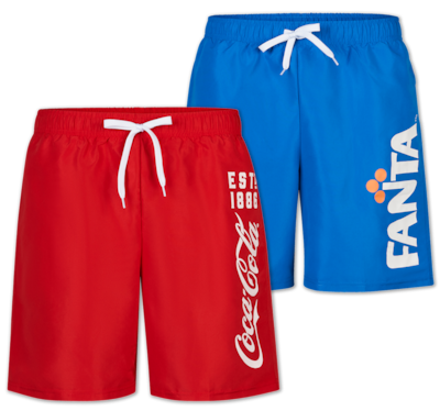 COCA-COLA FANTA Herren-Schwimmshorts 4.99