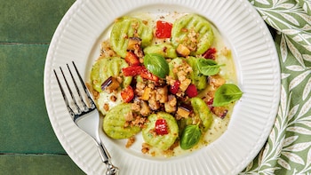 Basilikum-Gnocchi