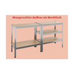 PURE WORK Metallschwerlastregal 16.99
