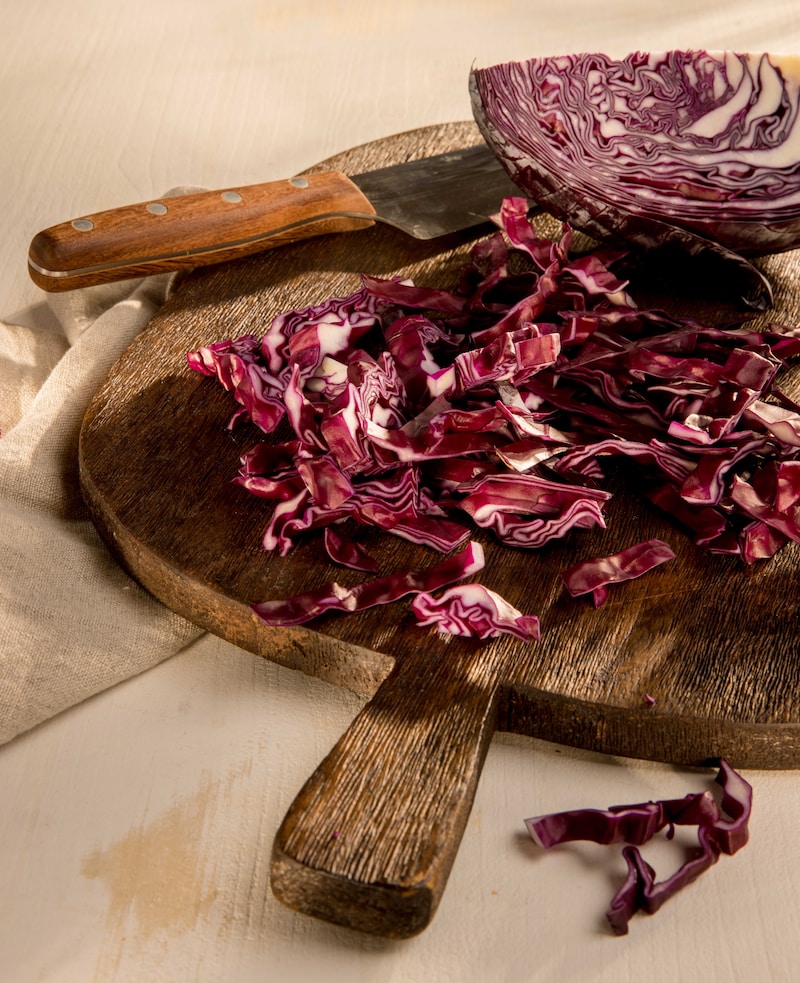 Dieses Bild zeigt Rotkohl.