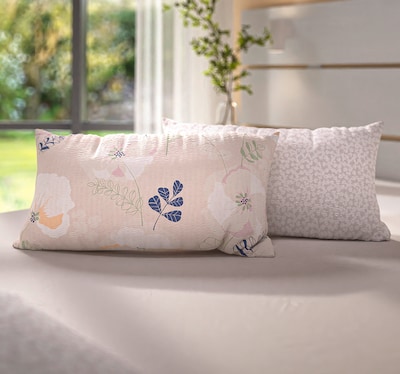 HOME IDEAS Living Seersucker-Wende-Kissenbezüge 5.99