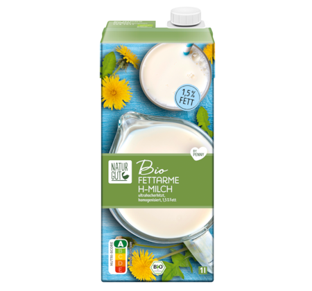 NATURGUT Bio fettarme H-Milch