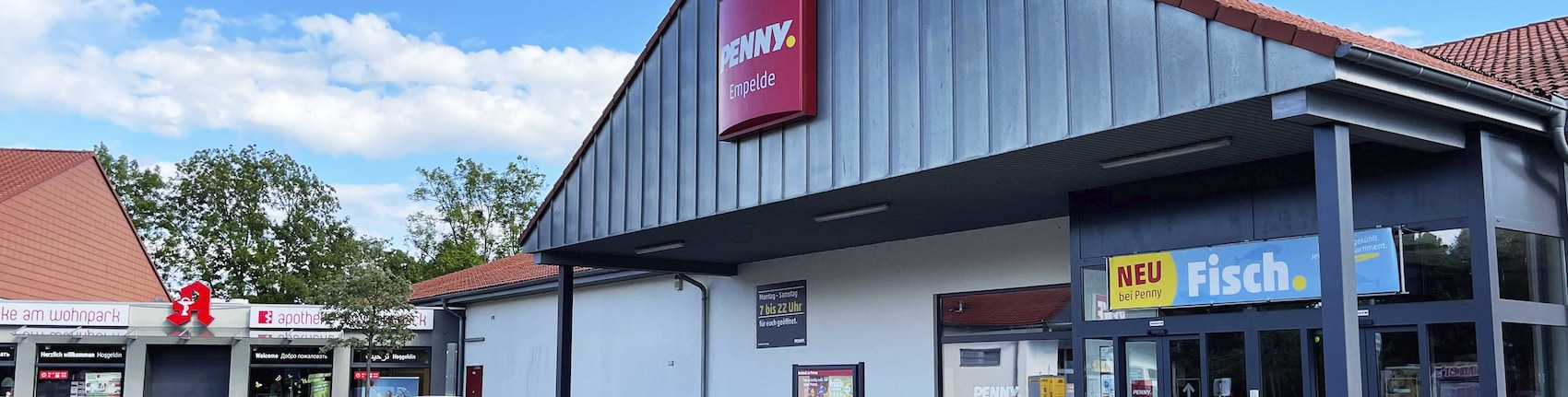Sie sehen den Eingang vom Penny Markt in Ronnenberg, Berliner Str. 23