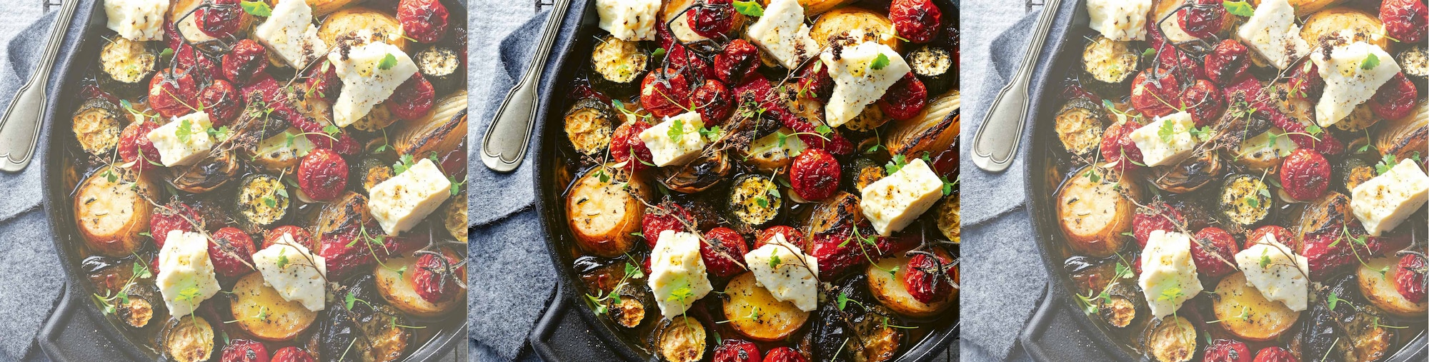 Dieses Bild zeigt die fertige Gemüsepfanne.