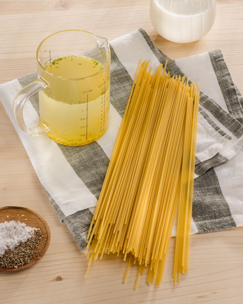 Diese Bild zeigt die fertige One Pot Pasta.