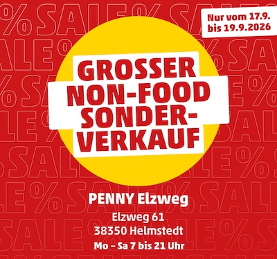 NON-FOOD SONDERVERKAUF ELZWEG Bis -70%