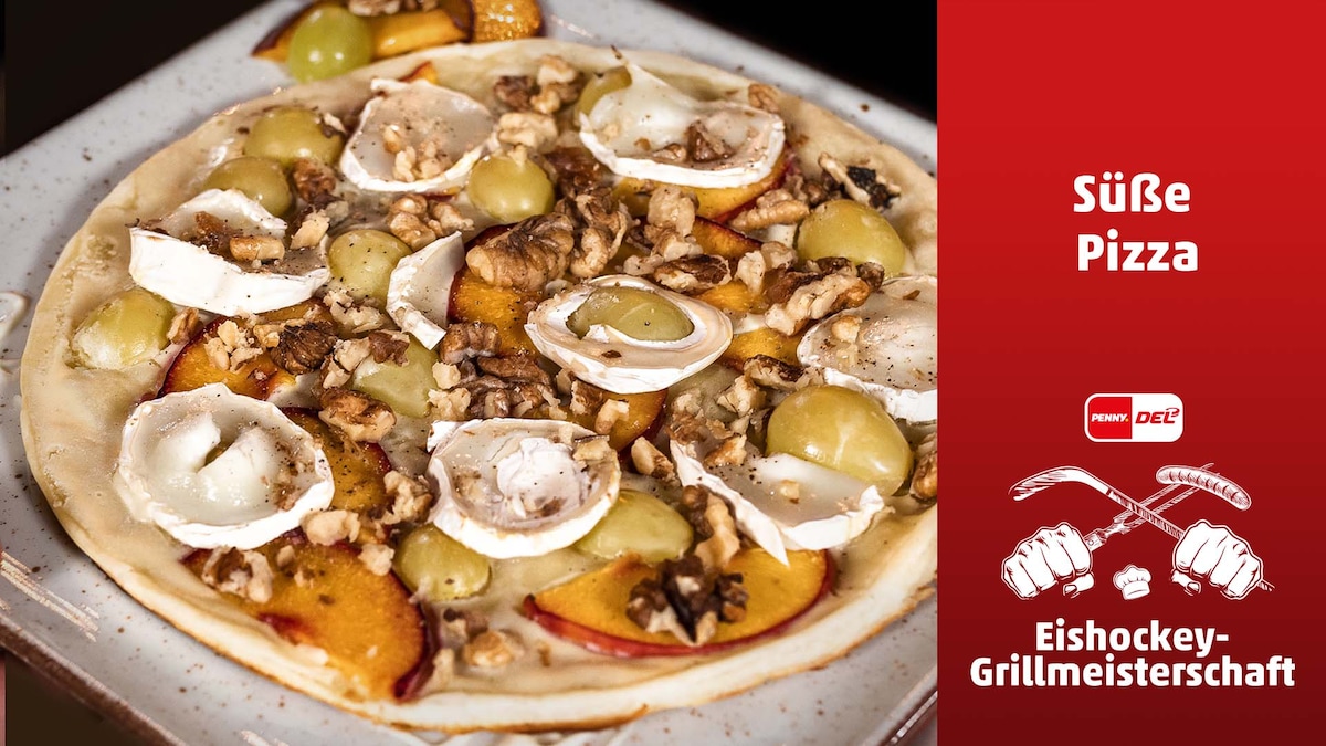 Dieses Bild zeigt unsere süße Pizza.