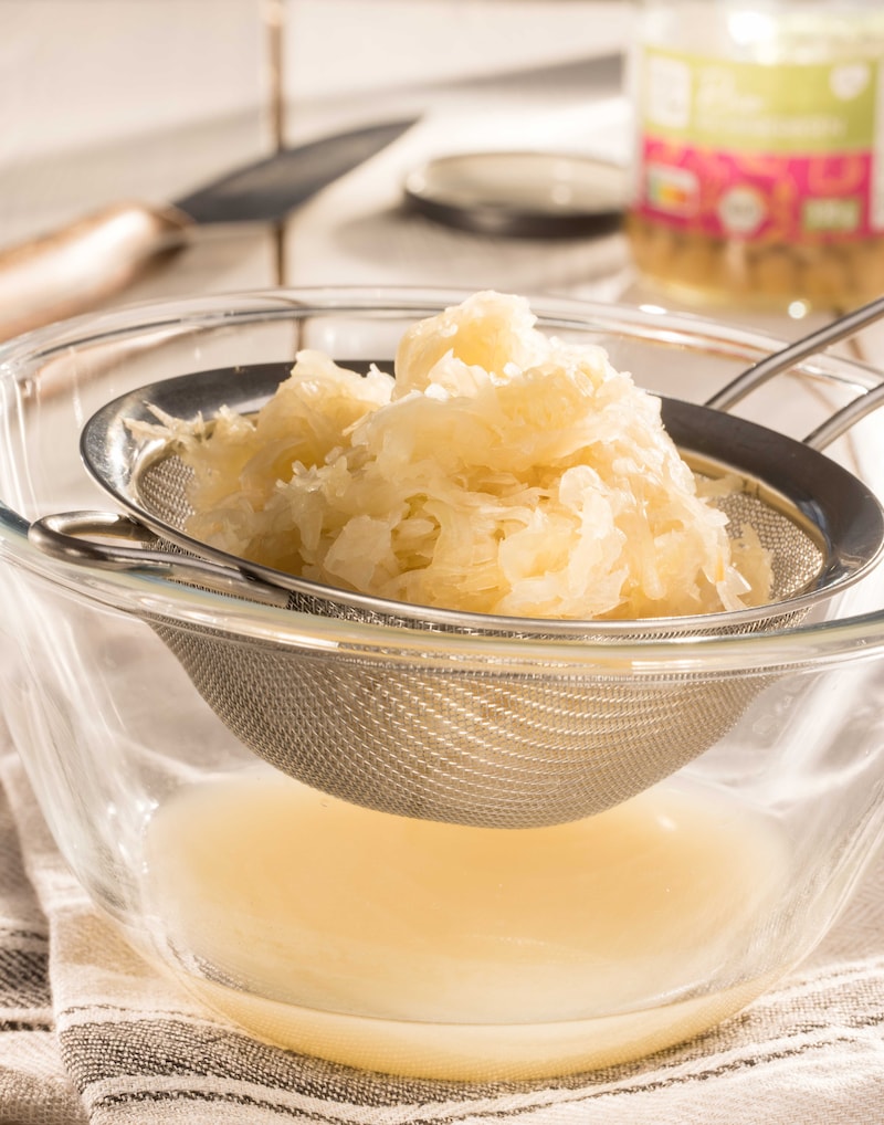 Dieses Bild zeigt Sauerkraut.