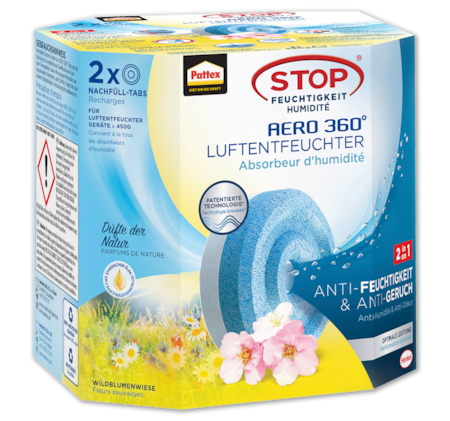 PATTEX Luftentfeuchter AERO 360° Nachfülltabs*