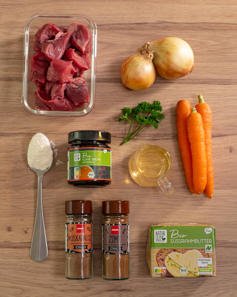Schwedisches Rindergulasch mit Möhren