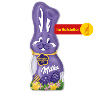 MILKA Schmunzelhase