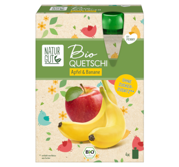 NATURGUT Bio Apfel-Banane-Pouch