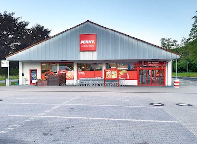 sie sehen den Eingang vom Penny Markt in Murg Rothenbaechlestrasse 2