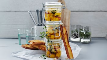 Eingelegter Käse