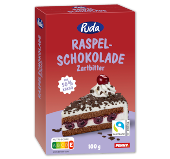 PUDA Raspelschokolade