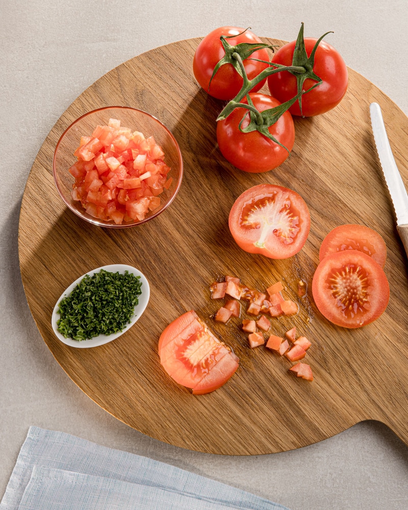 Dieses Bild zeigt die Tomaten.