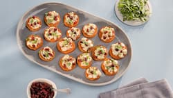 Dieses Bild zeigt die fertigen Crostini.