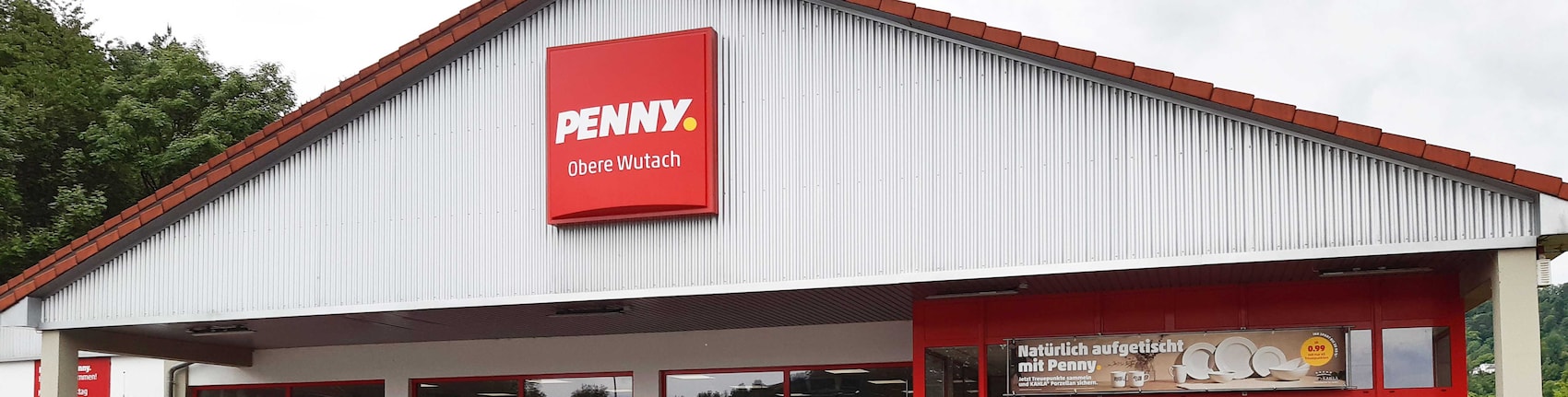 sie sehen den Eingang vom Penny Markt in Stühlingen Lindenweg 6