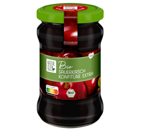 NATURGUT Bio Sauerkirsch Konfitüre Extra