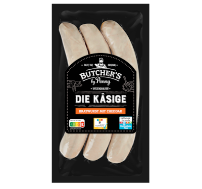 BUTCHER'S Currywurst Die Käsige