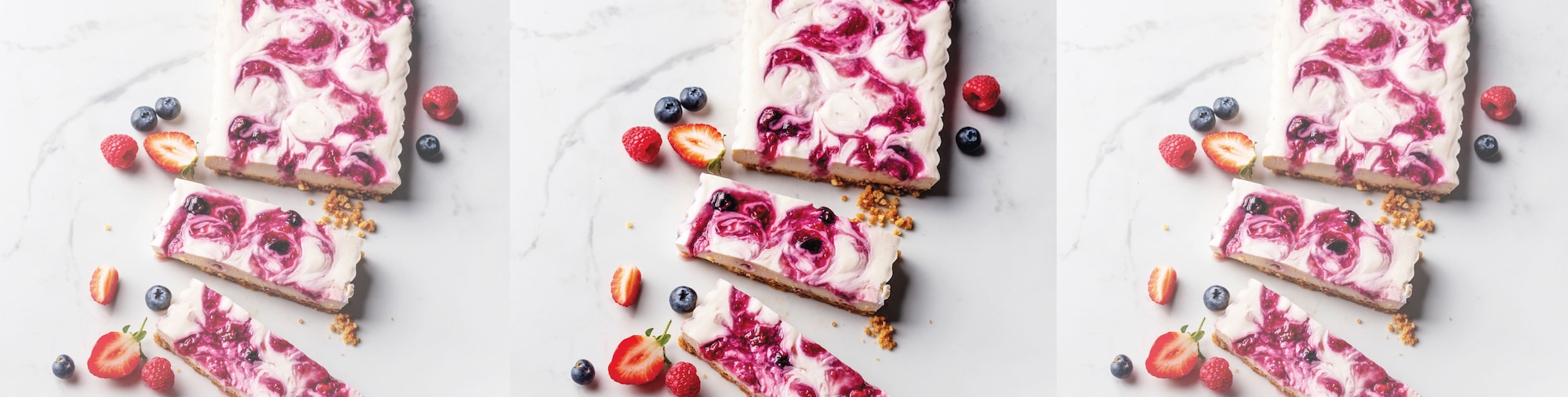 Dieses Bild zeigt den fertige Cheesecake.