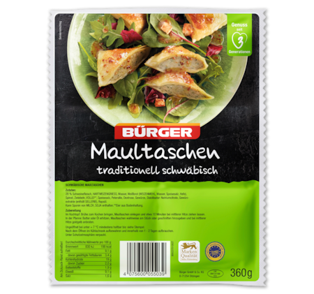 BÜRGER Maul­taschen*