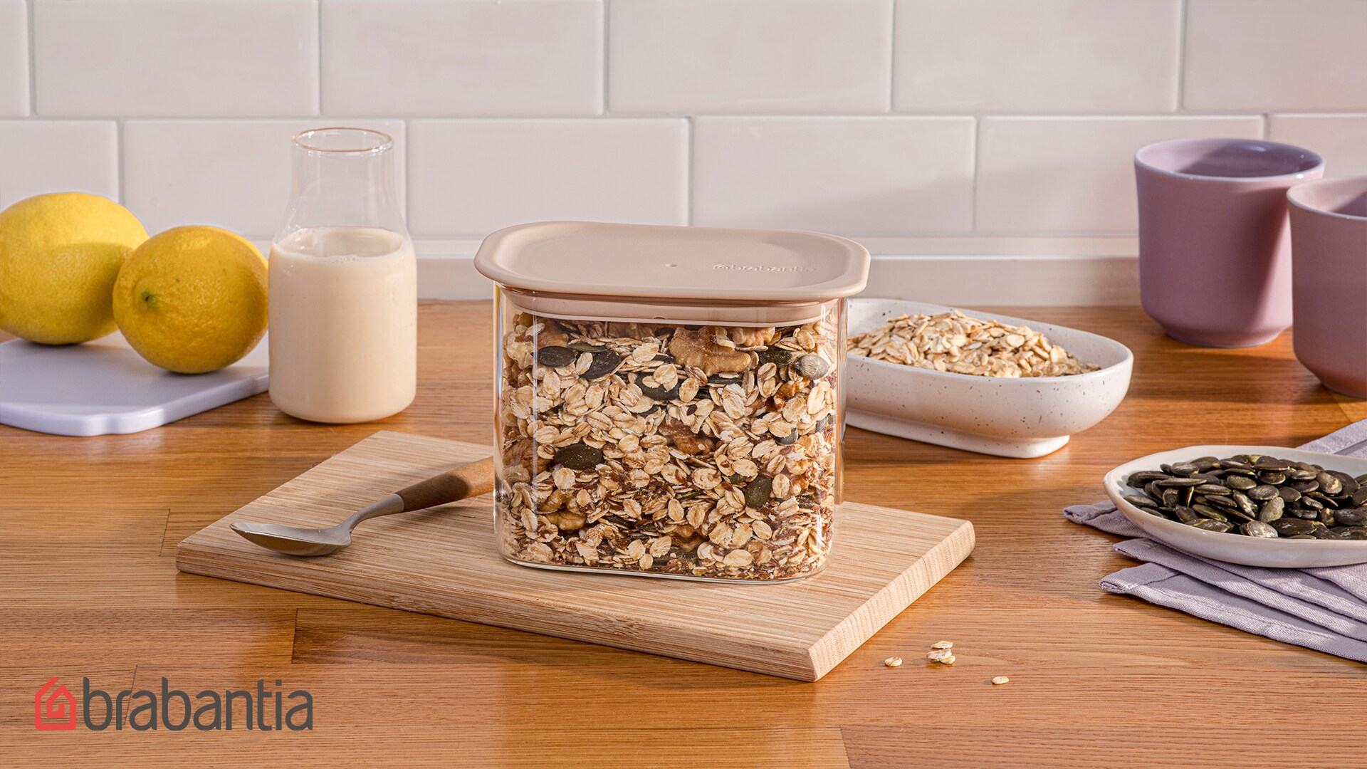 Teaser für die Vorratsboxen mit Müsli