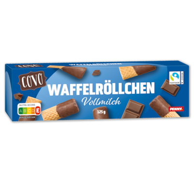COVO Schoko Waffelröllchen 1.49