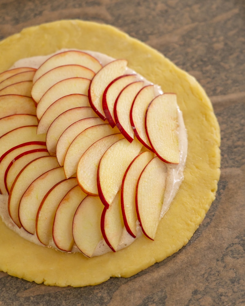 Apfel-Galettes mit Waldhonig