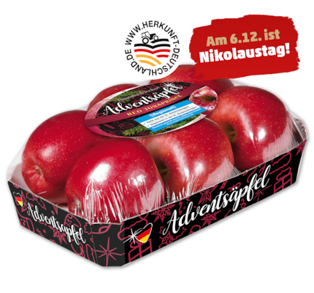 Deutsche rote Adventsäpfel*