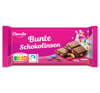 CHOCO'LA Bunte Schokolinsen Schokolade
