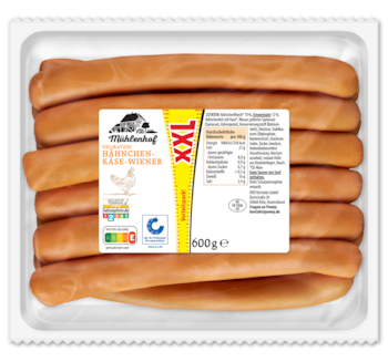 MÜHLENHOF Delikatess Hähnchen-Käse-Wiener*