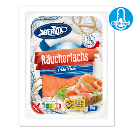 BERIDA Räucherlachs Minipack