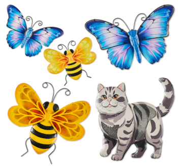 Wand-Deko aus Metall*