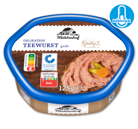 MÜHLENHOF Delikatess Teewurst grob