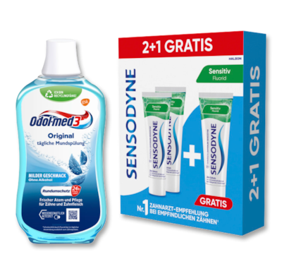 SENSODYNE & Odol-med3 Artikel