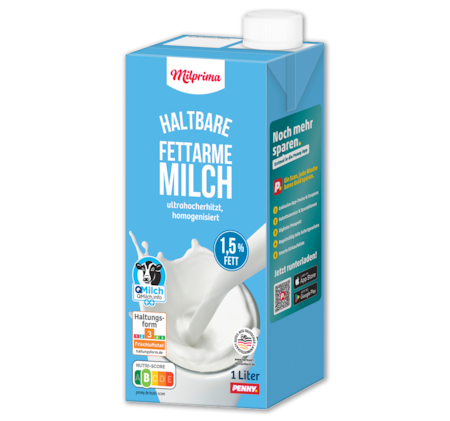 MILPRIMA Haltbare Vollmilch