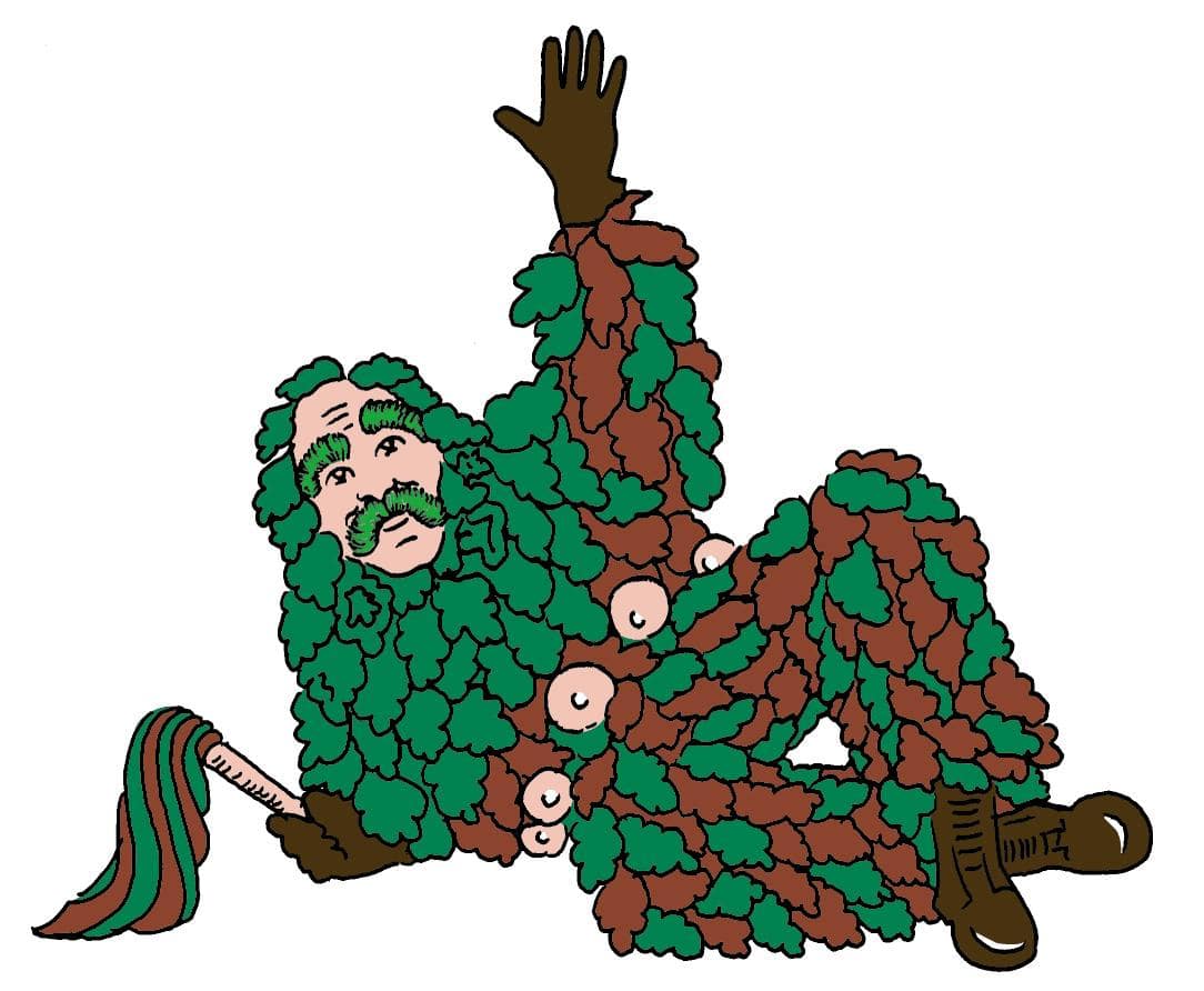 Eine gemaltes Bild der Figur Raspler