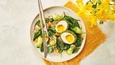 Falafel Scotch Eggs  